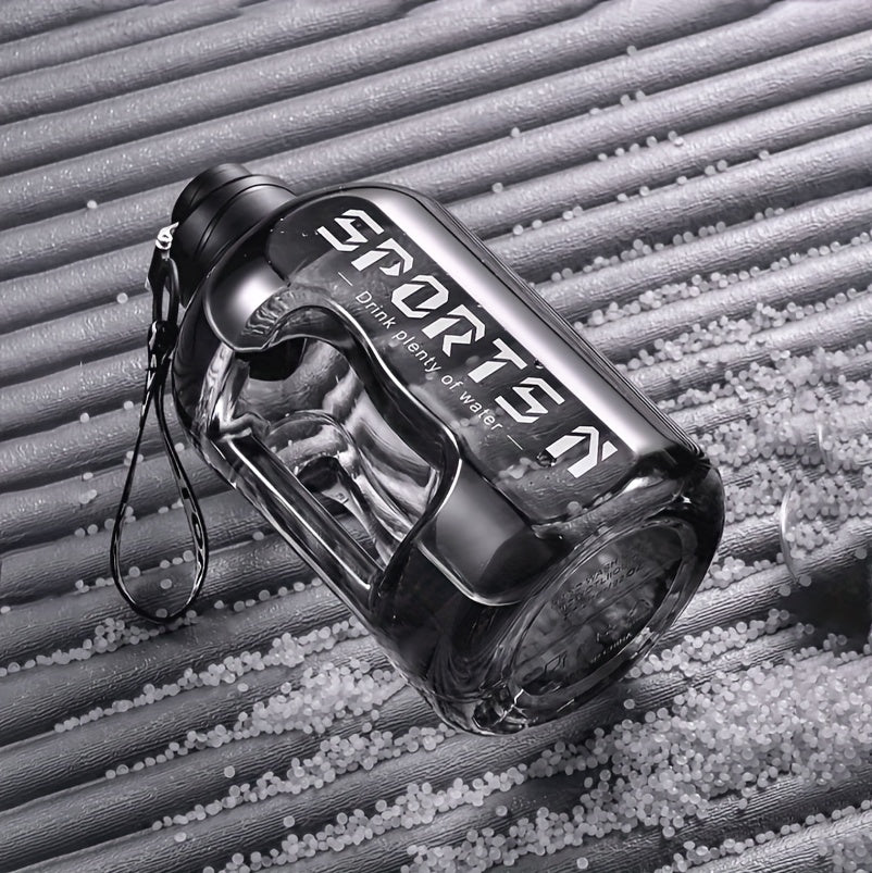 1700ml Large-Capacity Sports Water Bottle with Straw - Durable PC Material, Ideal for Gym, Travel, Camping, Hiking & Fishing