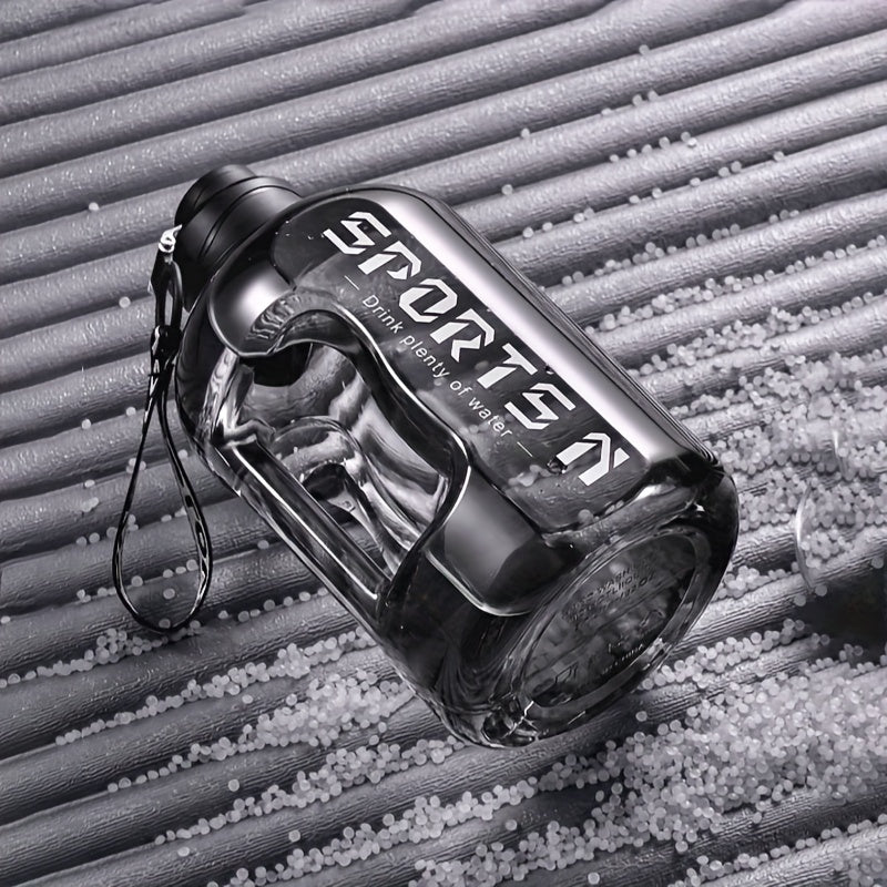1700ml Large-Capacity Sports Water Bottle with Straw - Durable PC Material, Ideal for Gym, Travel, Camping, Hiking & Fishing